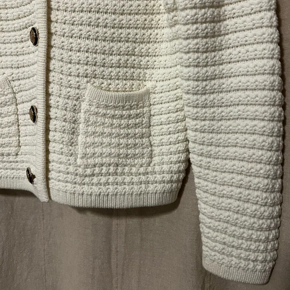 ba&sh Cream Button-Up Cardigan - Picture 11 of 15